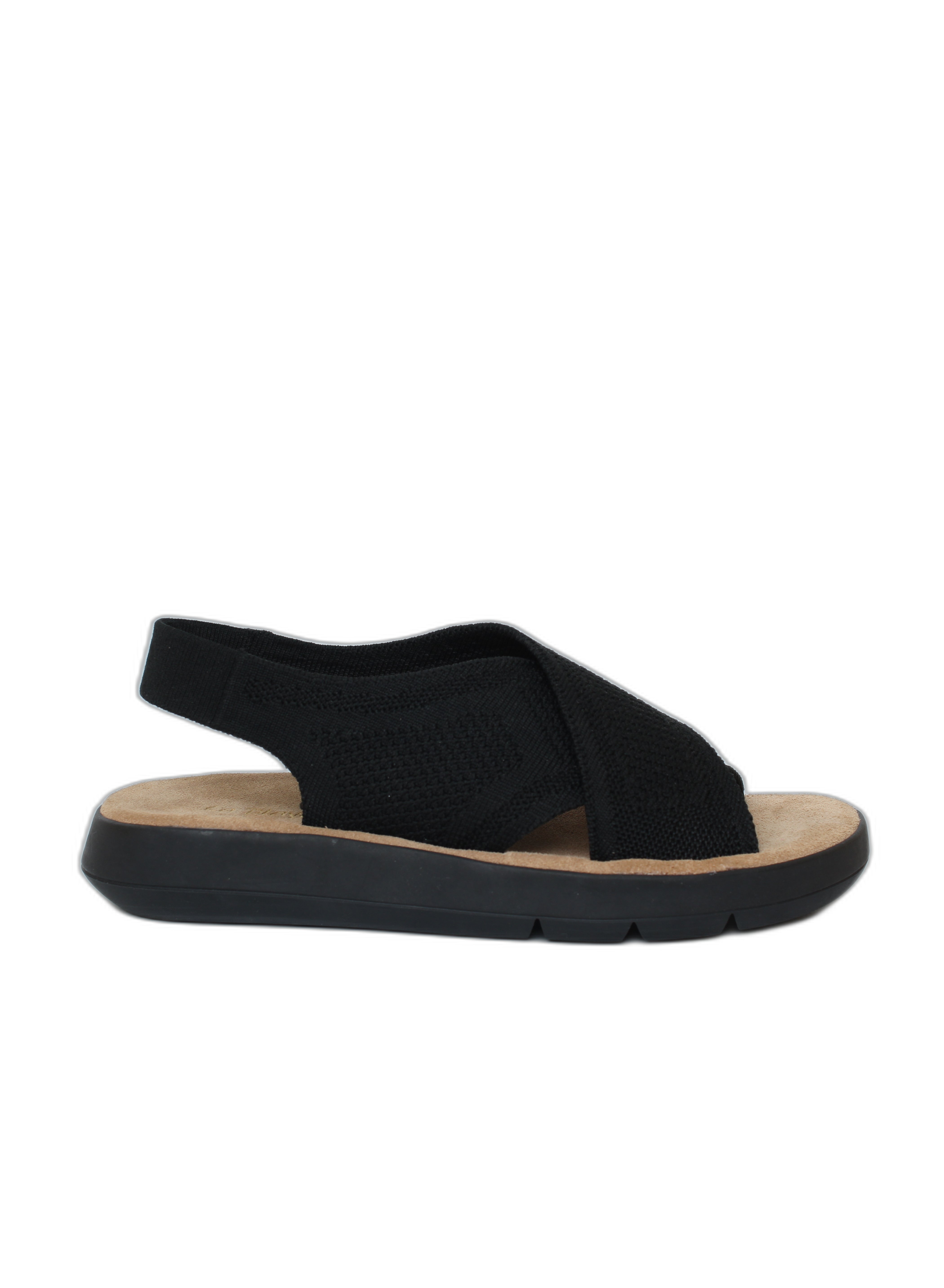 Clarks – Дамски сандали с еластични ленти и кожена стелка